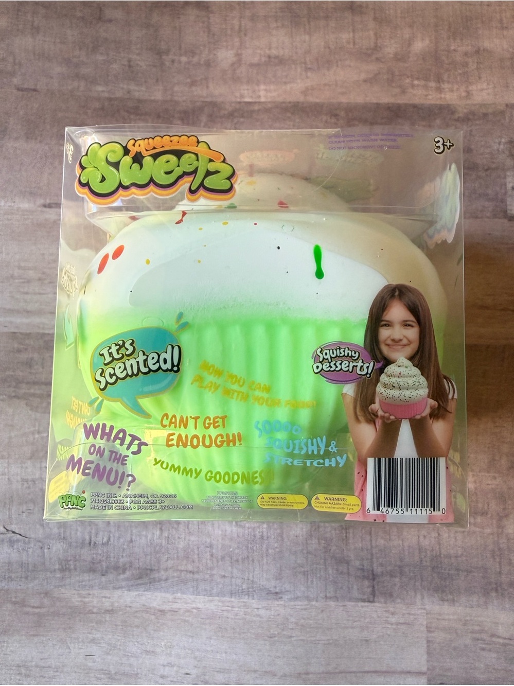 NEW SEALED PPNC Green Cupcake Squeezee Sweets